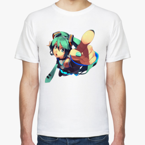 Футболка с принтом Vocaloid Hatsune