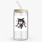 Банка с бамбуковой крышкой