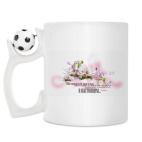 Кружка с футбольным мячиком