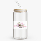 Банка с бамбуковой крышкой