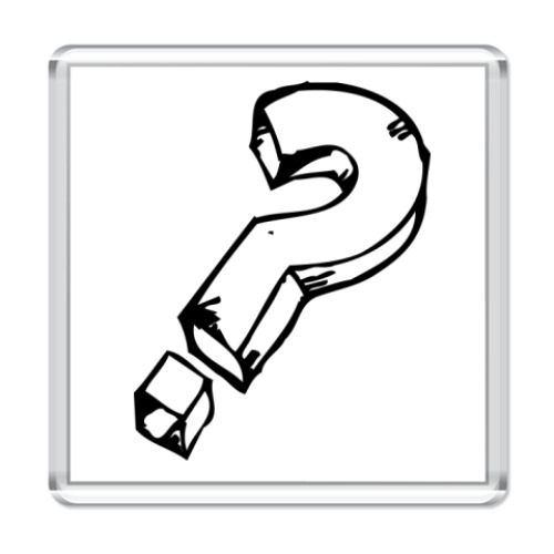 Магнит с принтом ?