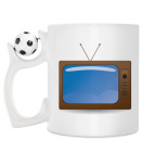 Кружка с футбольным мячиком