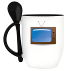 Кружка с ложкой