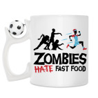 Кружка с футбольным мячиком