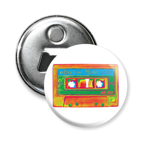 Магнит-открывашка с принтом Depeche Mode