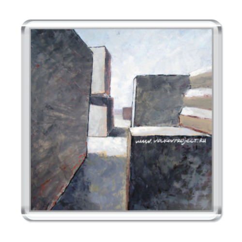 Магнит с принтом закоулок