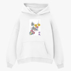 Толстовка худи оверсайз