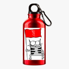 Металлическая бутылка 400 мл UV-DTF