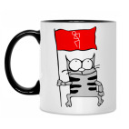 Кружка двухцветная