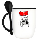 Кружка с ложкой