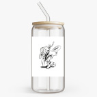 Банка с бамбуковой крышкой