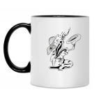 Кружка двухцветная