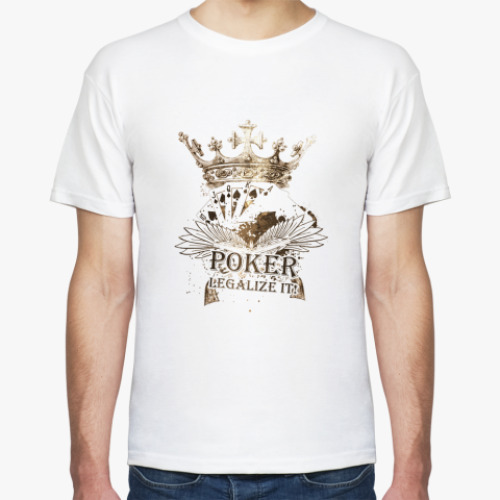 Футболка с принтом Poker Korona