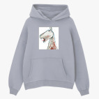 Толстовка худи оверсайз