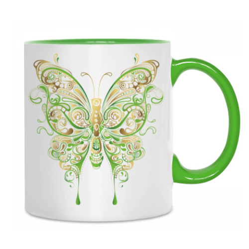 Кружка с принтом Бабочка