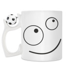 Кружка с футбольным мячиком