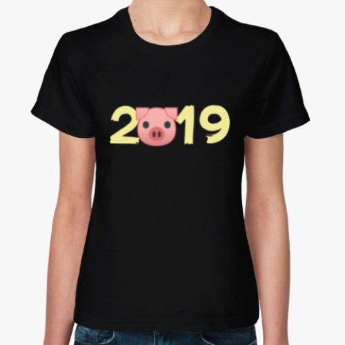 Женская футболка PIGGY 2019