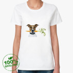 Женская футболка органик