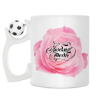 Кружка с футбольным мячиком