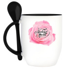 Кружка с ложкой