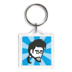 Брелок 3.9 x 3.9 см Типичный программист