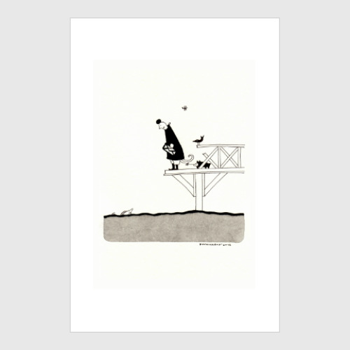 Постер с принтом Неотправленные письма