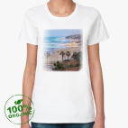 Женская футболка органик