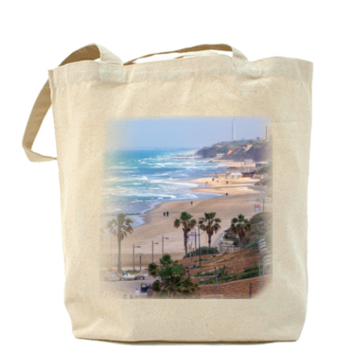 Сумка шоппер с принтом Путешествие