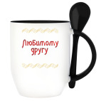 Кружка с ложкой