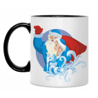 Кружка двухцветная