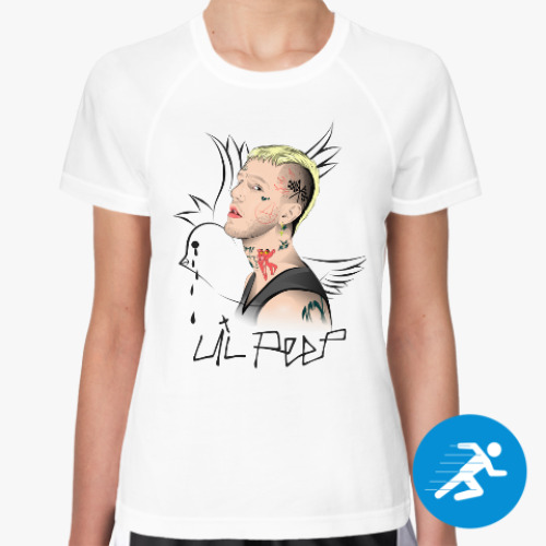 Женская спортивная футболка Lil Peep