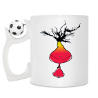 Кружка с футбольным мячиком