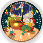 Мышки возле камина