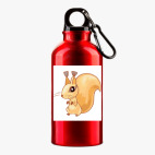 Металлическая бутылка 400 мл UV-DTF