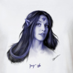 Женская футболка, белая