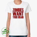 Женская футболка органик