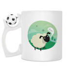 Кружка с футбольным мячиком