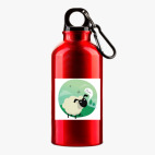 Металлическая бутылка 400 мл UV-DTF