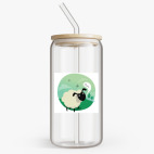 Банка с бамбуковой крышкой