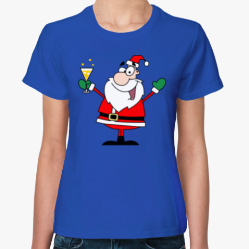 Женская футболка Party Santa