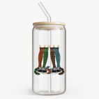 Банка с бамбуковой крышкой