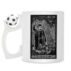 Кружка с футбольным мячиком