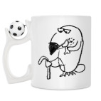 Кружка с футбольным мячиком