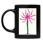 Кружка цветная UV-DTF