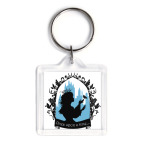 Прекрасная принцесса с поющей птичкой. Силуэт