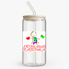 Банка с бамбуковой крышкой