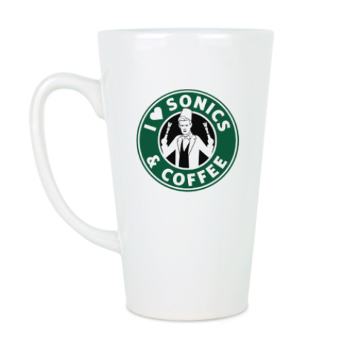 Чашка Латте I love Sonics & Coffee