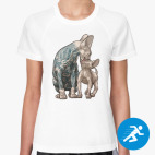 Женская спортивная футболка