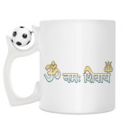 Кружка с футбольным мячиком