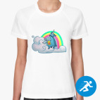 Женская спортивная футболка